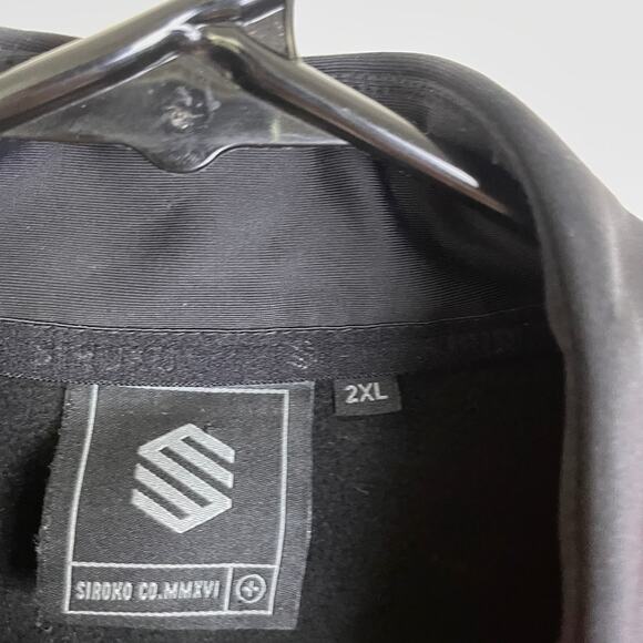 Siroko J1 Montoso Cycling Jacket Mens Size 2XL Black Red Outdoors Full Zip - Picture 3 of 9